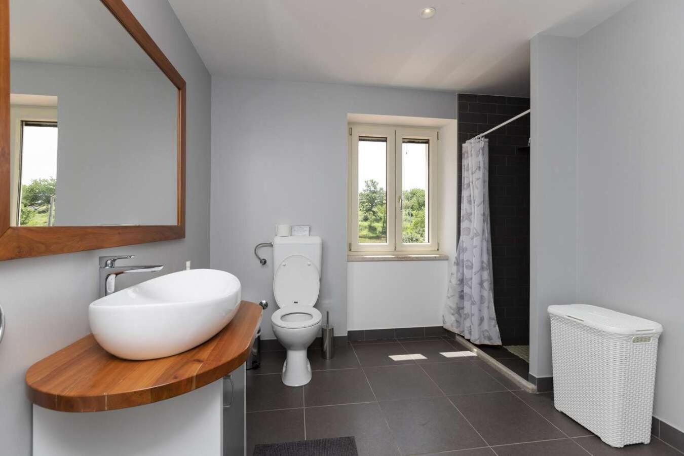 Villa Viscum In Central Istria For 8 Persons With Large Garden - Pet Friendly Pazin Exteriör bild